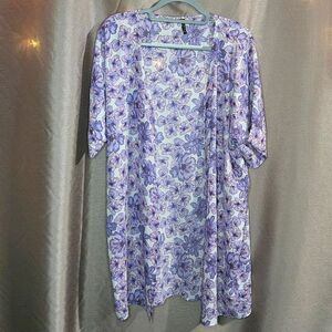 RUBZ, Cream, Purple, Pink, Cardigan, Size: L